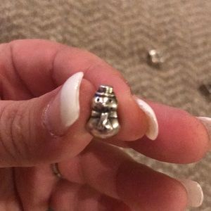 Snow man pandora charm